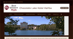 Desktop Screenshot of chocolatelakehotel.com