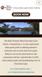 Mobile Screenshot of chocolatelakehotel.com